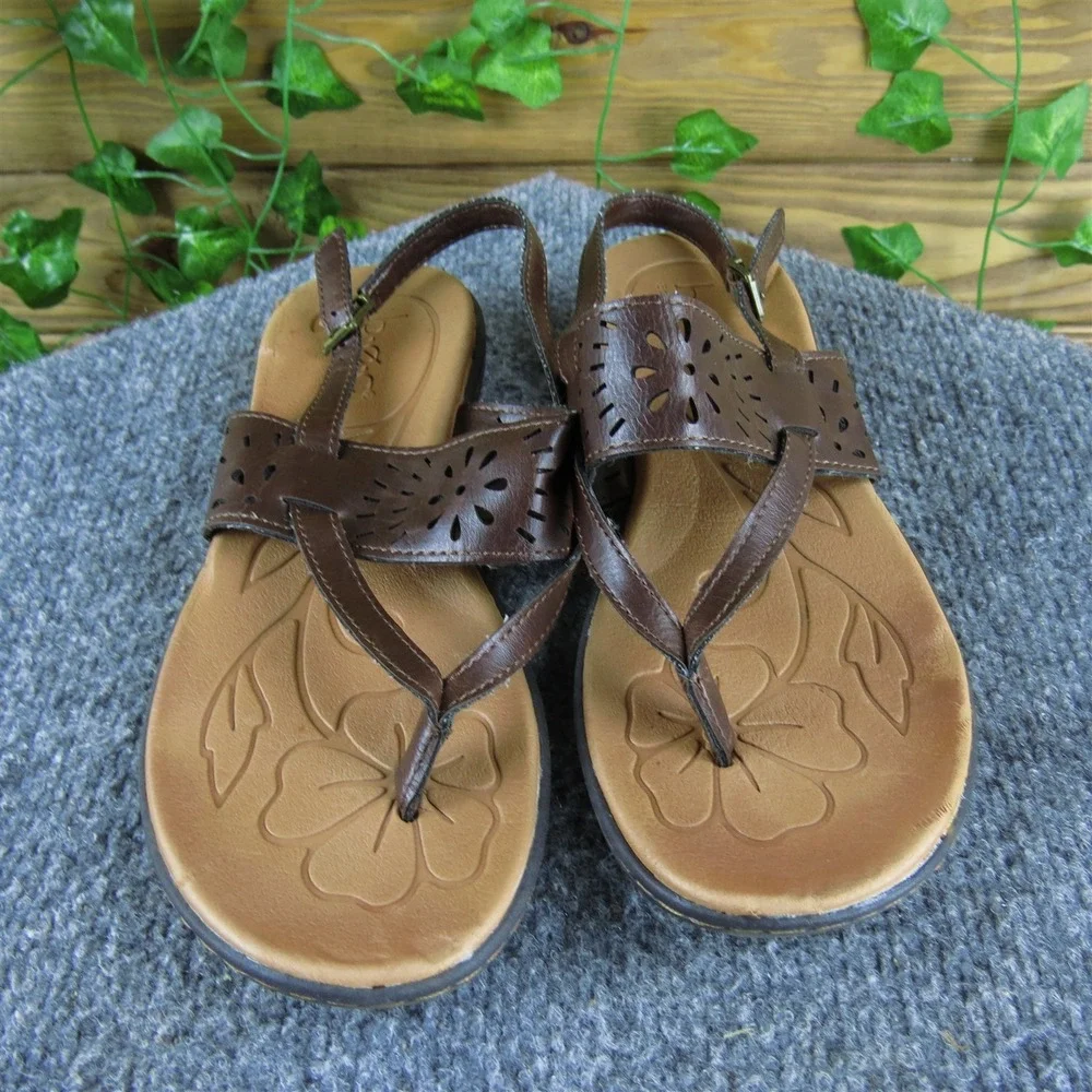 B.O.C Women  Thong Brown Synthetic Sz 6‎ Medium Gently Used 2025
